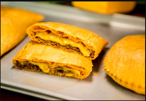 Jamaican Cheese Patty & Drink