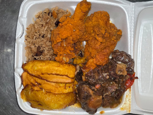 Fry Chicken &  Oxtail
