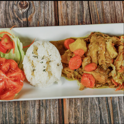 Curry Chicken Meal - Pete's Jamaican Restaurant 