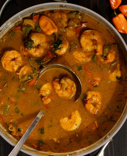Curry Shrimp (Shrimp Only) - Pete's Jamaican Restaurant 