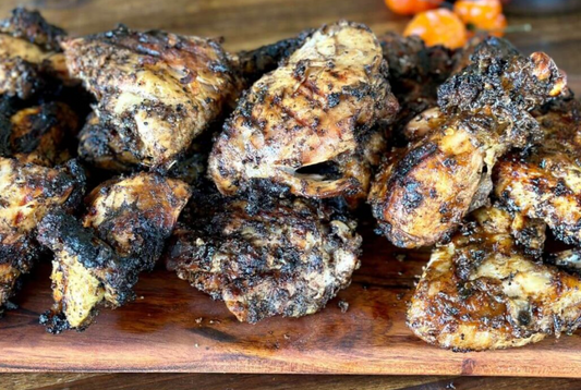 Jerk Chicken (Chicken Only) - Pete's Jamaican Restaurant 